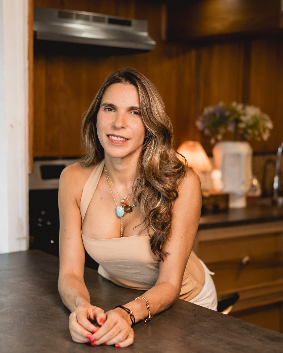 Rosanna Eloy en su cocina